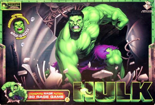 The Incredible Hulk 3-D Rampage Board Game