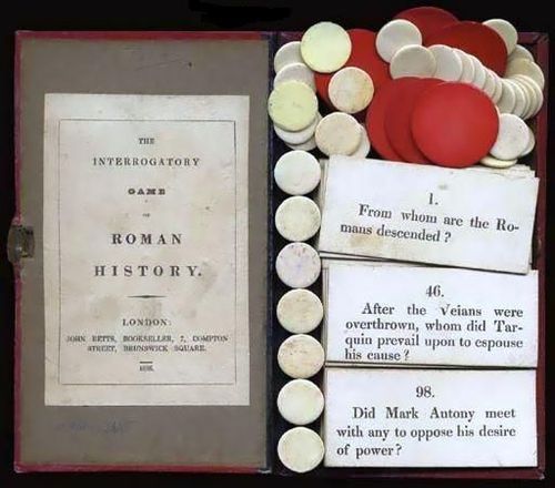 The Interrogatory Game of Roman History