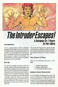 The Intruder Escapes