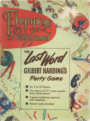 The Last Word: Gilbert Harding's Party Game