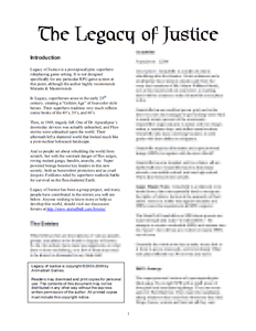 The Legacy of Justice