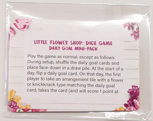 The Little Flower Shop Dice Game: Daily Goal Pack
