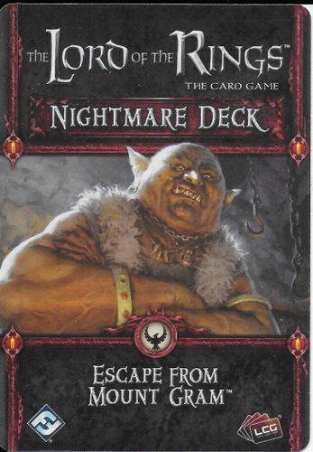 The Lord of the Rings: The Card Game – Nightmare Deck: Escape From Mount Gram