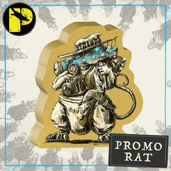 The Ratcatcher: The Solo Adventure Game – TouRat Peculiar Rat Promo