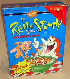 The Ren & Stimpy Show Log Cereal Game