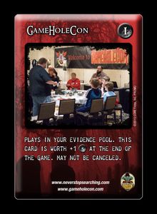 The Three Pillars: GameHoleCon Promo Card