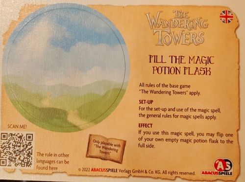 The Wandering Towers: Fill The Magic Potion Flask   Board Game Bliss