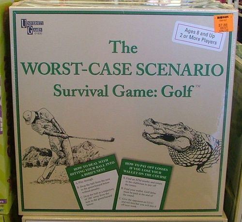 The Worst-Case Scenario Survival Game: Golf