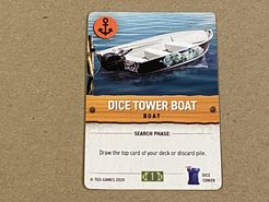 Tournament Fishing: The Deckbuilding Game – Dice Tower Boat Promo Card