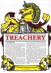 Treachery: A Fantasy Warlord scenario