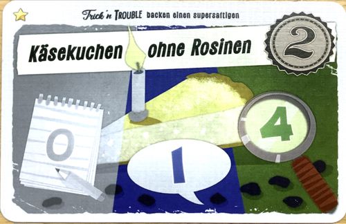 Trick‘n Trouble: Käsekuchen ohne Rosinen promo card