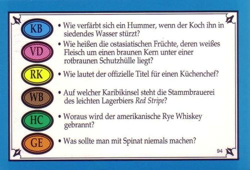 Trivial Pursuit: Essen & Trinken