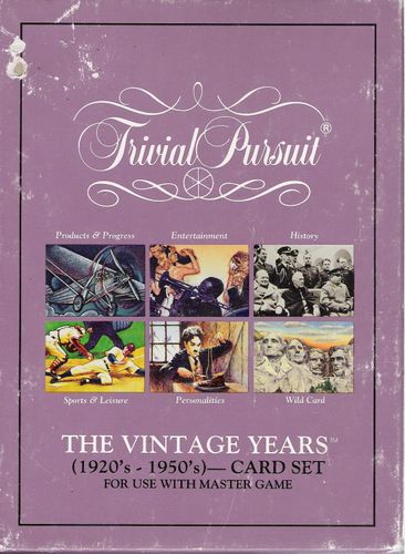 Trivial Pursuit: The Vintage Years Edition (1920's – 1950's) – Card Set