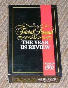 Trivial Pursuit: The Year in Review – Questions about 1992