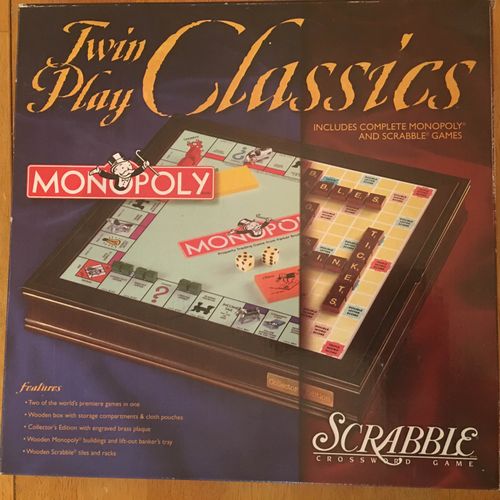 Twin Play Classics: Monopoly and Scrabble