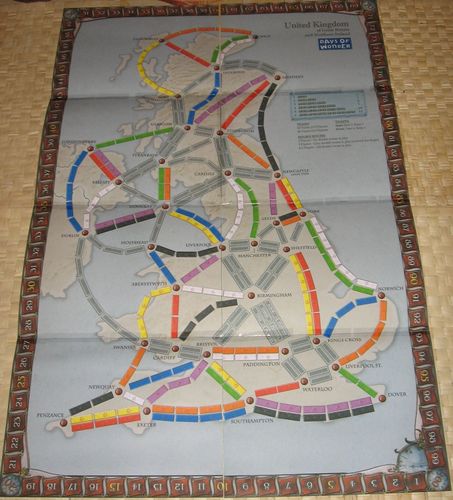 UK version 2.0 (fan expansion for Ticket to Ride)