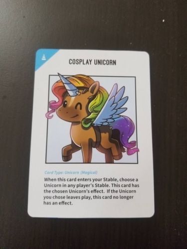 Unstable Unicorns: Cosplay Unicorn Promo Card