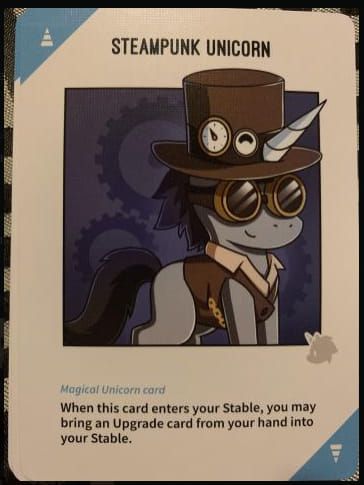 Unstable Unicorns: Steampunk Unicorn Promo Card