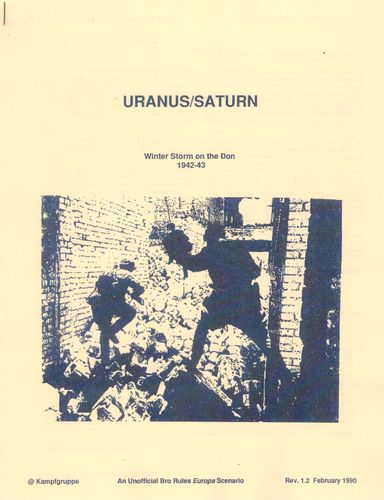 Uranus/Saturn: Winter Storm on the Don 1942-43