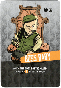 Vengeance: Roll & Fight – Baby Boss Promo Card