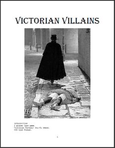 Victorian Villains