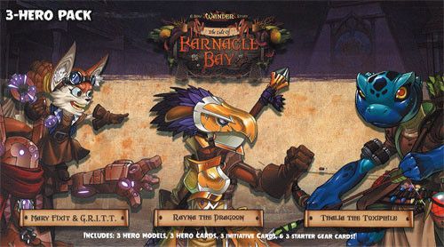 Wander: The Cult of Barnacle Bay – Mary Fixit, Rayna, and Thalia Hero Pack