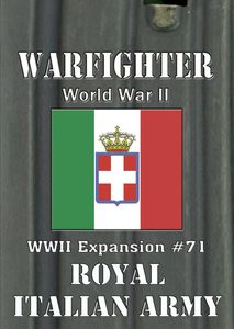 Warfighter: WWII Expansion #71 – Royal Italian Army