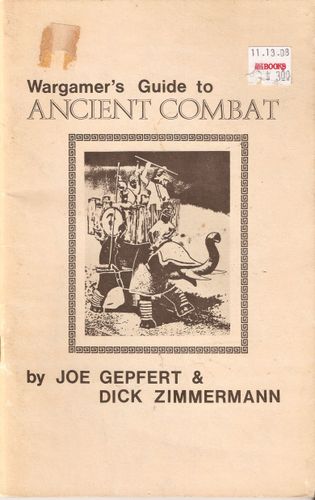 Wargamer's Guide To Ancient Combat