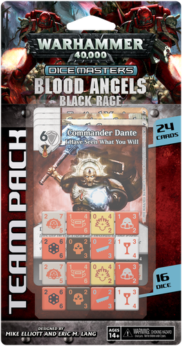Warhammer 40,000 Dice Masters: Blood Angels – Black Rage Team Pack