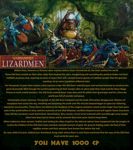 Warhammer Lizardmen