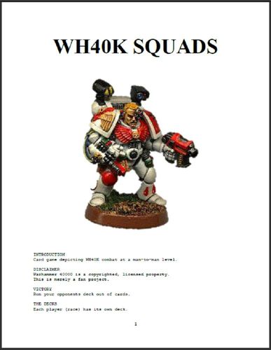 WH40K Squads