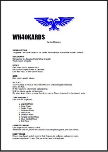 WH40KARDS