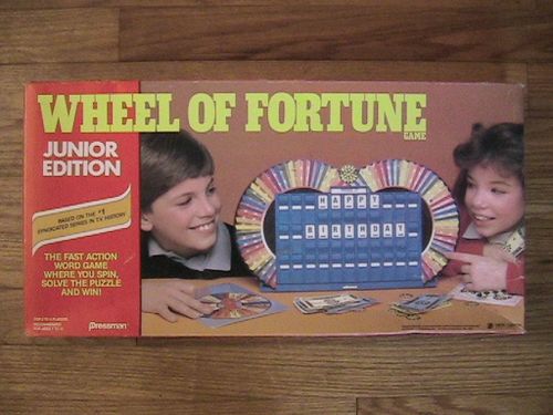 wheel of fortune board game walmart