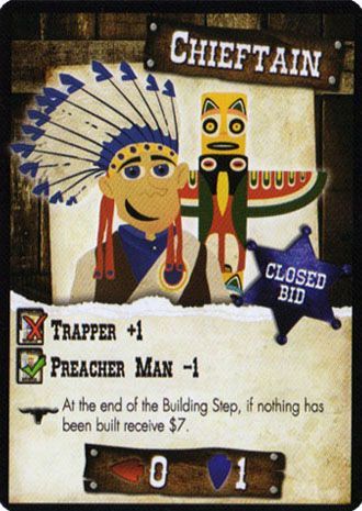 Wild Fun West: Chieftain promo card