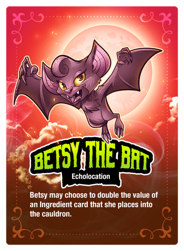 Witchful Thinking: Betsy the Bat Promotional Character card