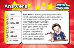 Wits & Wagers: Scott Alden Personality Card Promo