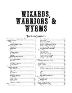 Wizards, Warriors & Wyrms