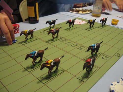Wooden Horse Races Game