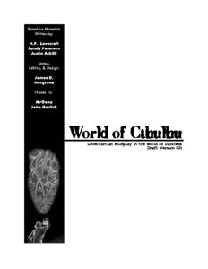 World of Cthulhu