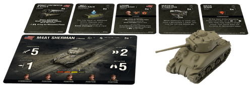 World of Tanks Miniatures Game: American – M4A1 Sherman (76mm)