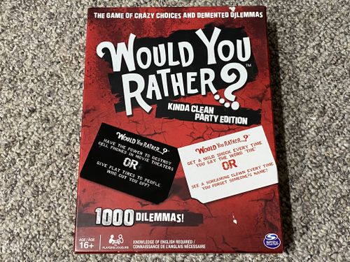 Would You Rather...? Kinda Clean Party Edition