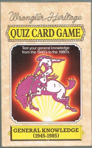 Wrangler Heritage Quiz Card Game