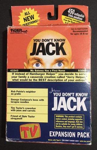 You Don't Know Jack: TV Expansion Pack