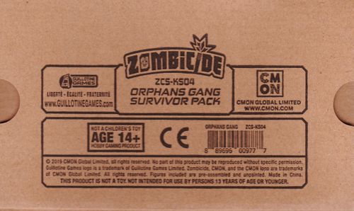 Zombicide: Invader – Orphans Gang Survivor Pack