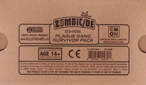 Zombicide: Invader – Plague Gang Survivor Pack