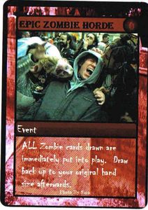 ZOMBIE APOCALYPSE: Epic Zombie Horde Promo Card