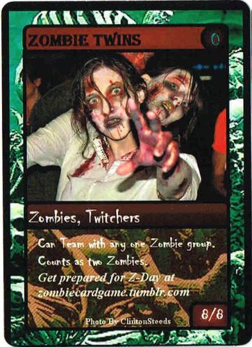 ZOMBIE APOCALYPSE: Zombie Card Game & Zombie Twins Promo