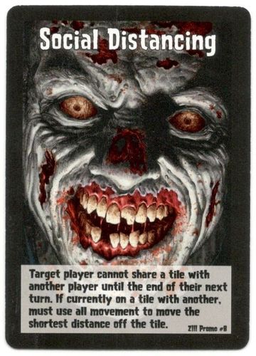 Zombies!!!: Social Distancing Promo Card