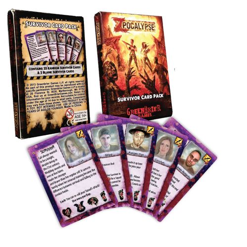 Zpocalypse: Survivor Card Pack #1